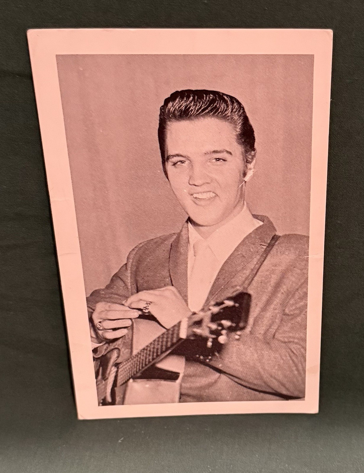 Elvis Presley 3 1/2 x 5 1/2 B/W Photo Original Fan Club / Mail Order 1956 RARE