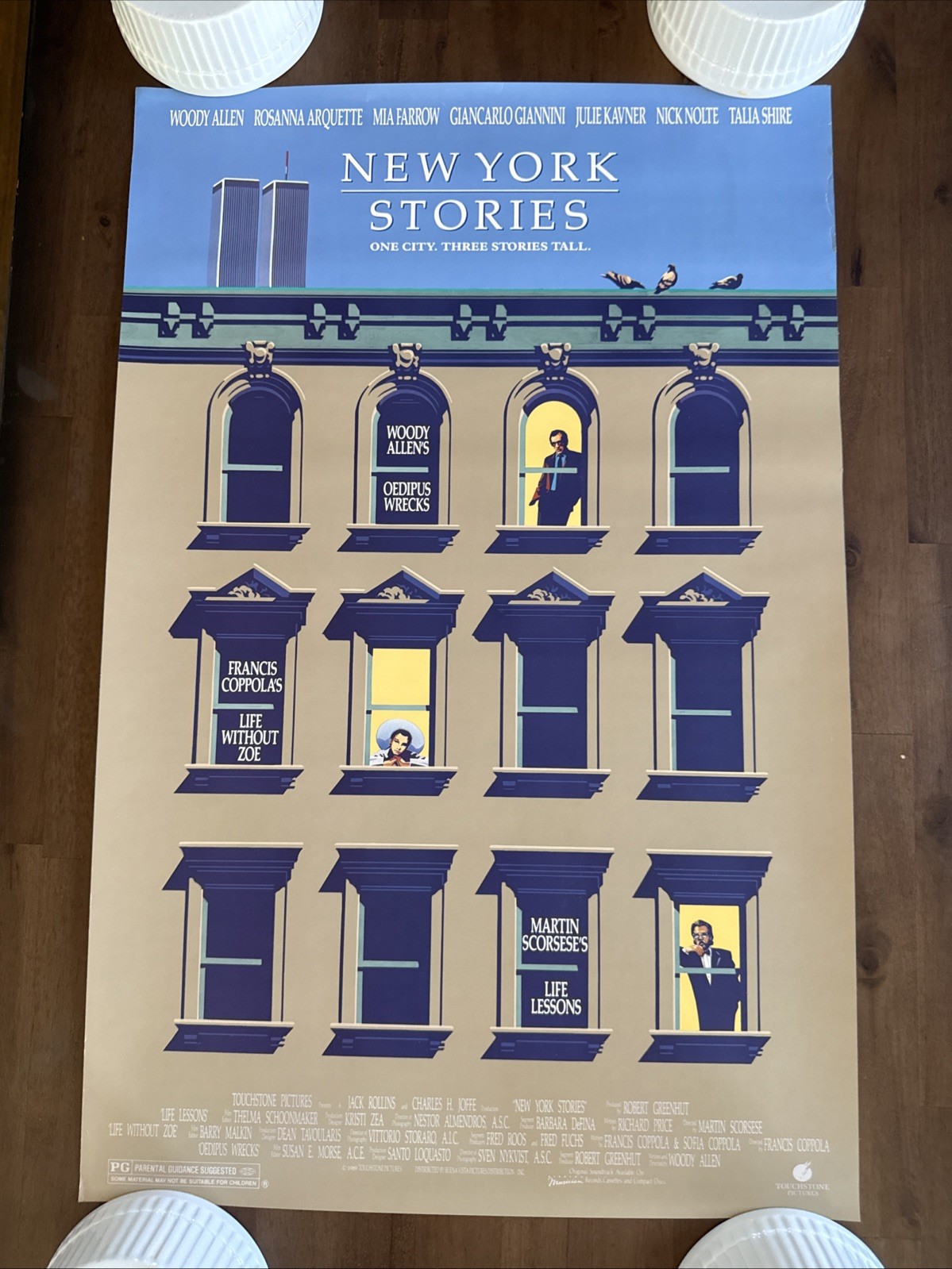 NEW YORK STORIES-WOODY ALLEN 1987 Original Poster 26×17 Rare No 14781 Excellent