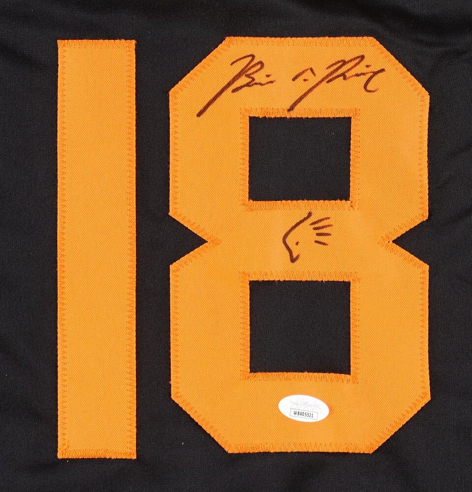 BRIAN A. PRINCE HAND SIGNED CUSTOM PREDATOR JERSEY WITH SKETCH. JSA COA