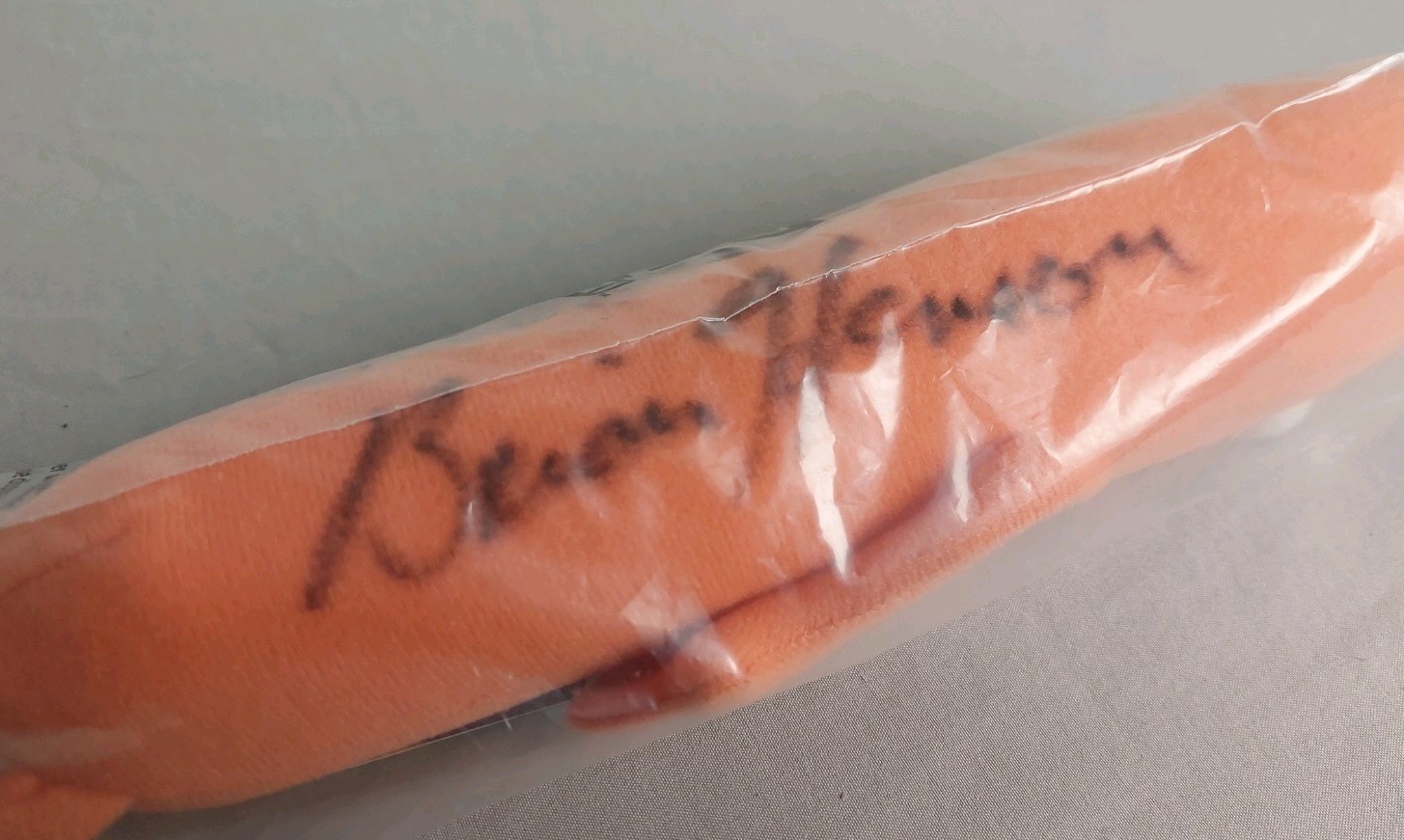 THE MUPPETS HOT DOG PUPPET PUPPET UP! AUTOGRAPHED SIGNED BY BRIAN HENSON JIM 🆕