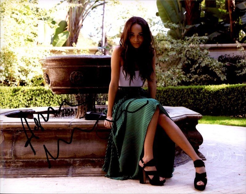 Ashley Madekwe authentic signed celebrity 8×10 photo W/Cert Autographed C6