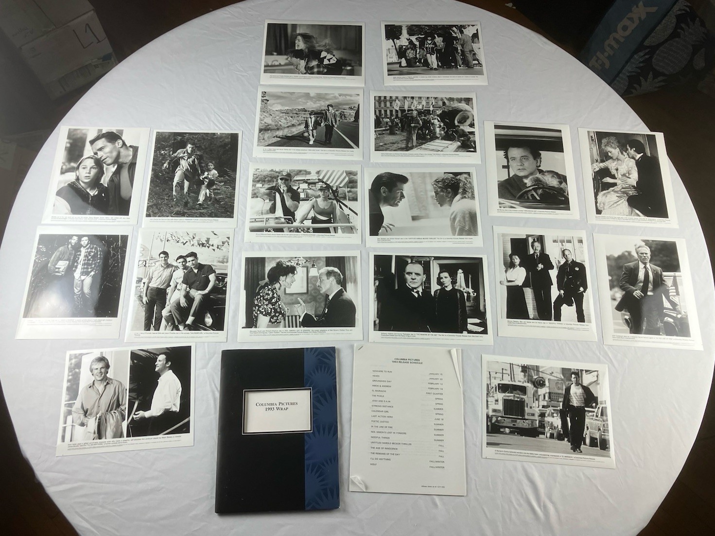 Press Kit COLUMBIA PICTURES 1993 WRAP Movie Booklet 18 Photos Groundhog Day