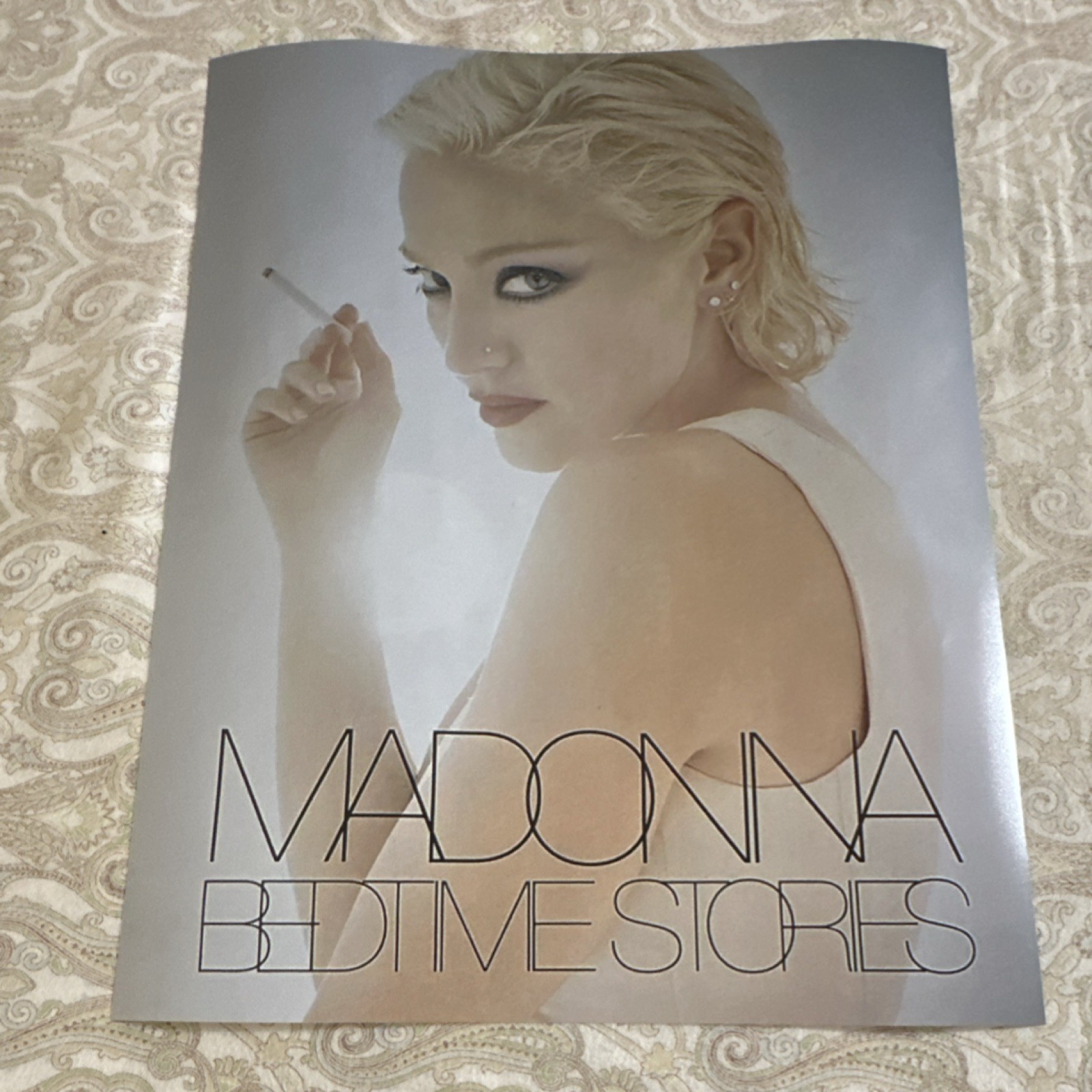 Madonna Bedtime Stories poster color photo vintage style Rock Pop Music Industry