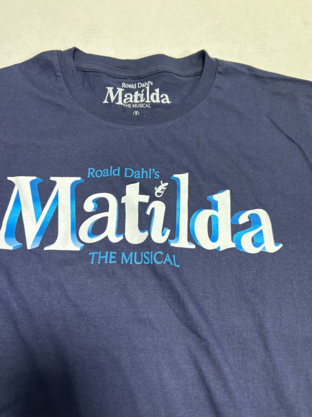 Roald Dahl`s MATILDA THE BROADWAY MUSICAL – LOGO T-SHIRT, TEE NEW OFFICIAL MERCH