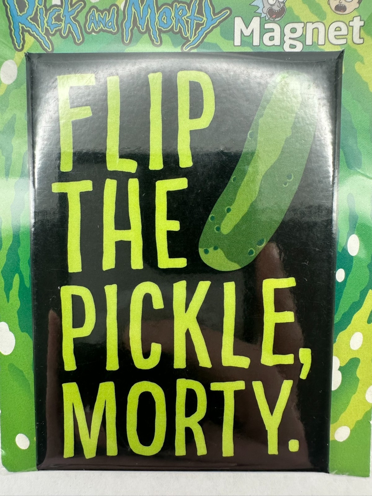 Rick And Morty Flip The Pickle Collectible Fridge Magnet NEW Buy More & Save $