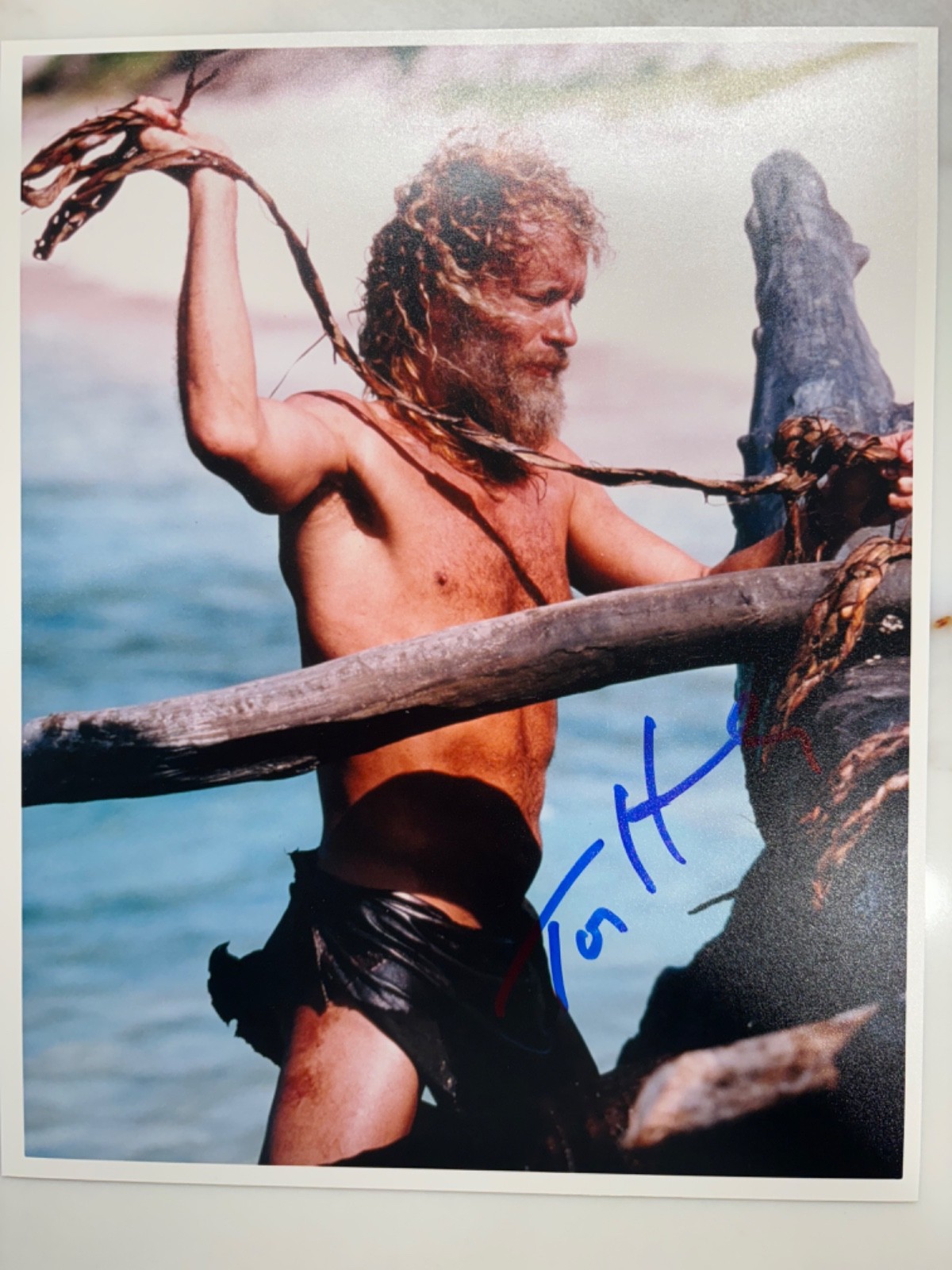 Tom Hanks signed photo from Castaway…coa from todd mueller