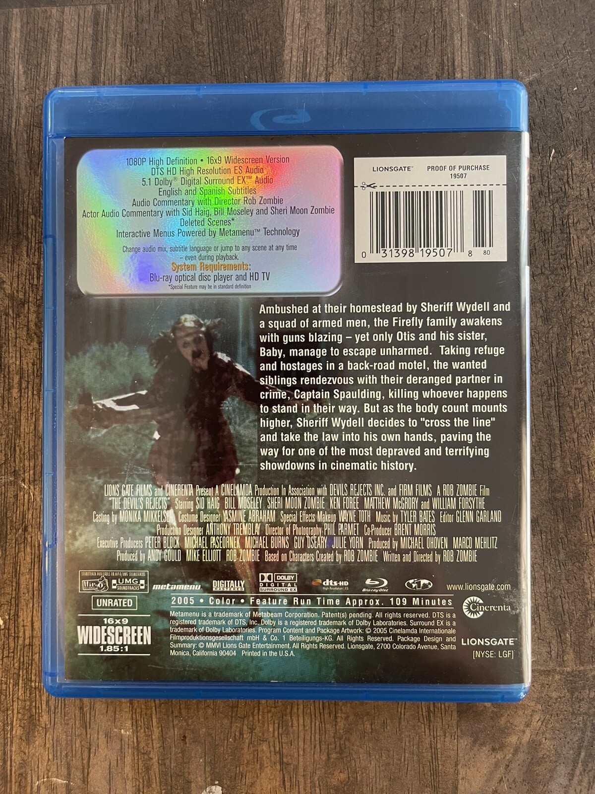 William Forsythe Signed Autographed The Devils Rejects Blu-ray