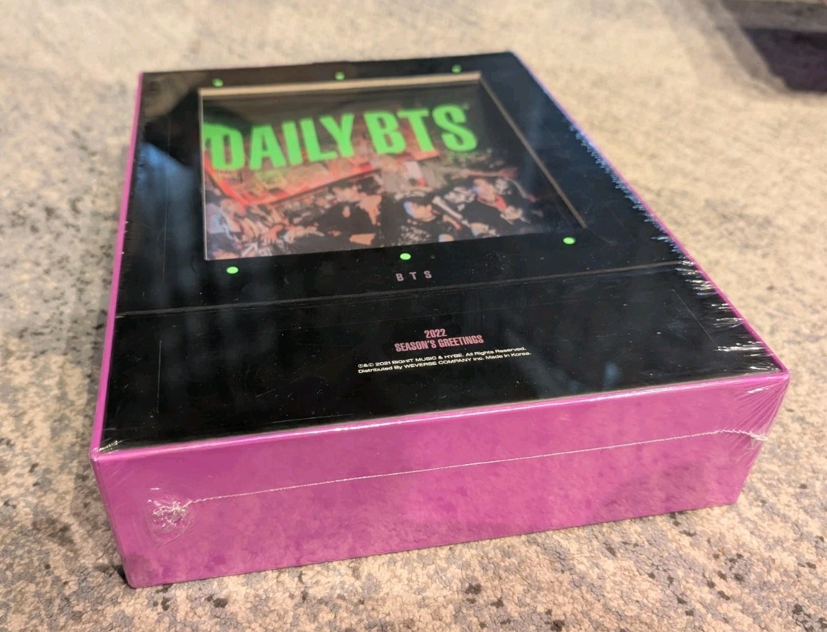 Daily BTS 2022 Season’s Greetings K-Pop Box Set Brand New Sealed