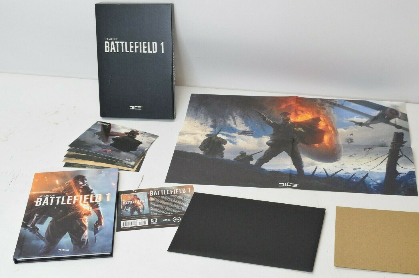 The Art of Battlefield 1 Collector’s Edition Art Book Poster Postcards Set DICE