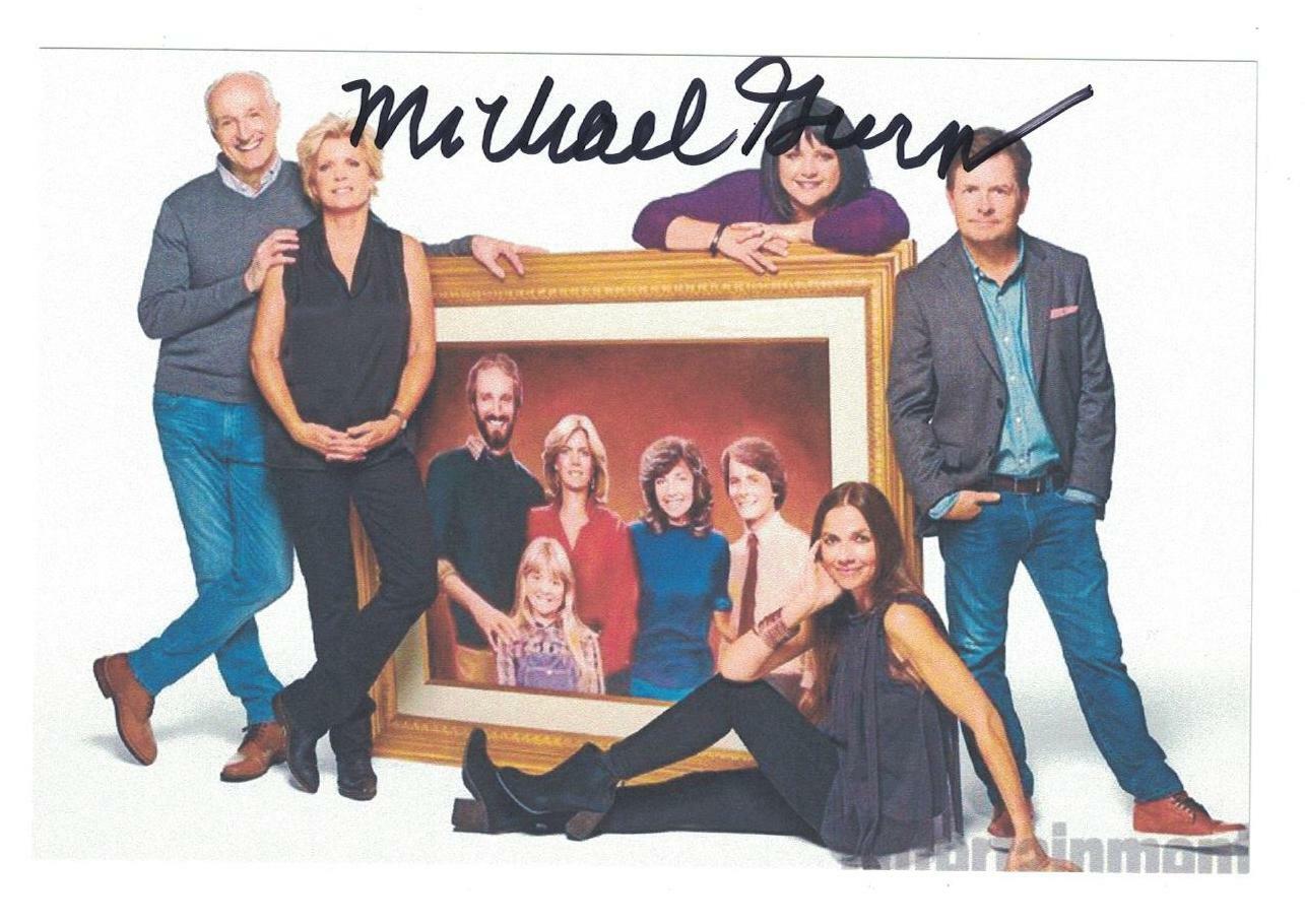 Michael Gross Signed Autographed 4 x 6 Photo Actor Family Ties
