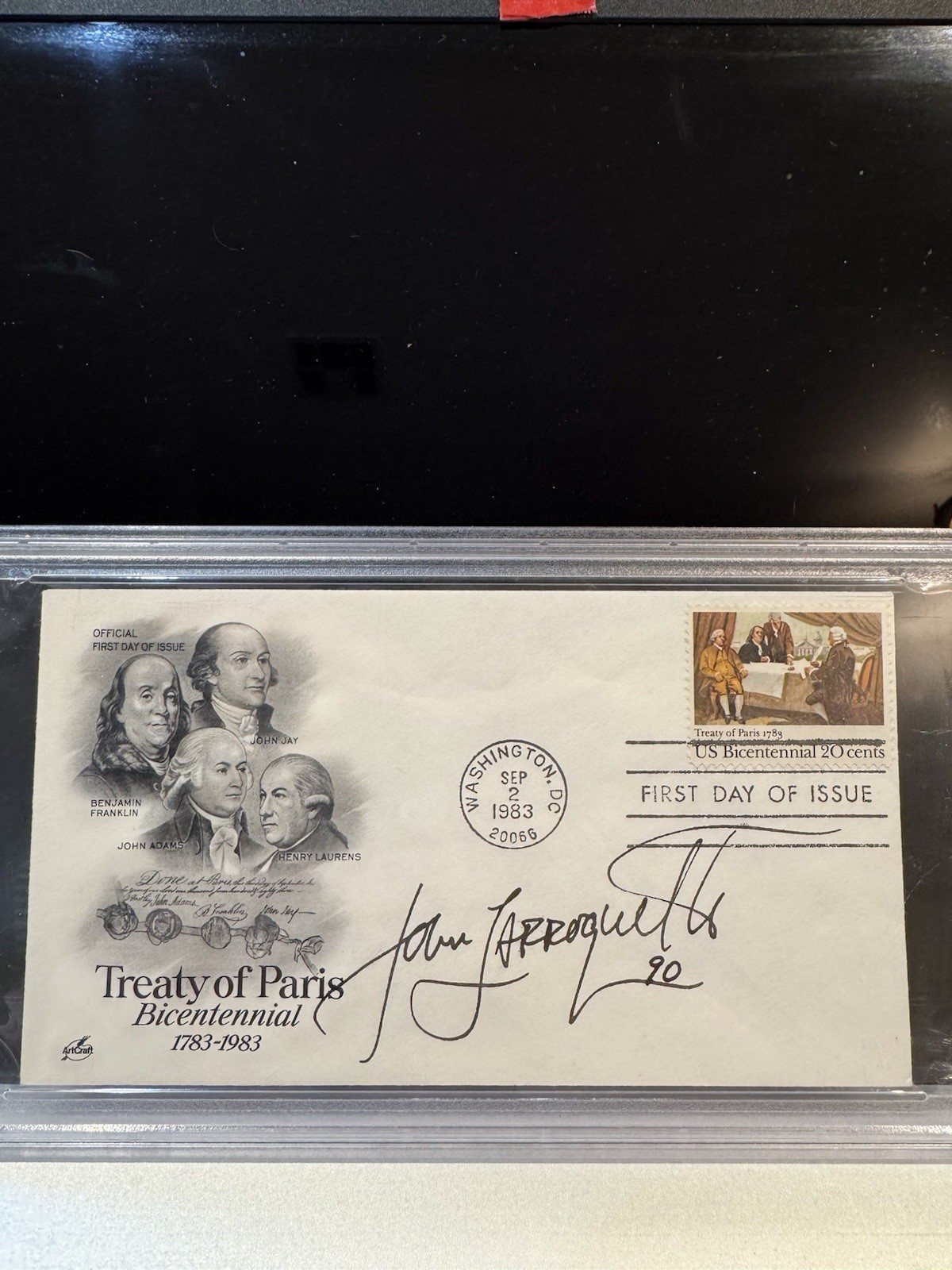 First Day Cover John Larroquette Autographed PSA Authentic PSA/DNA Certified