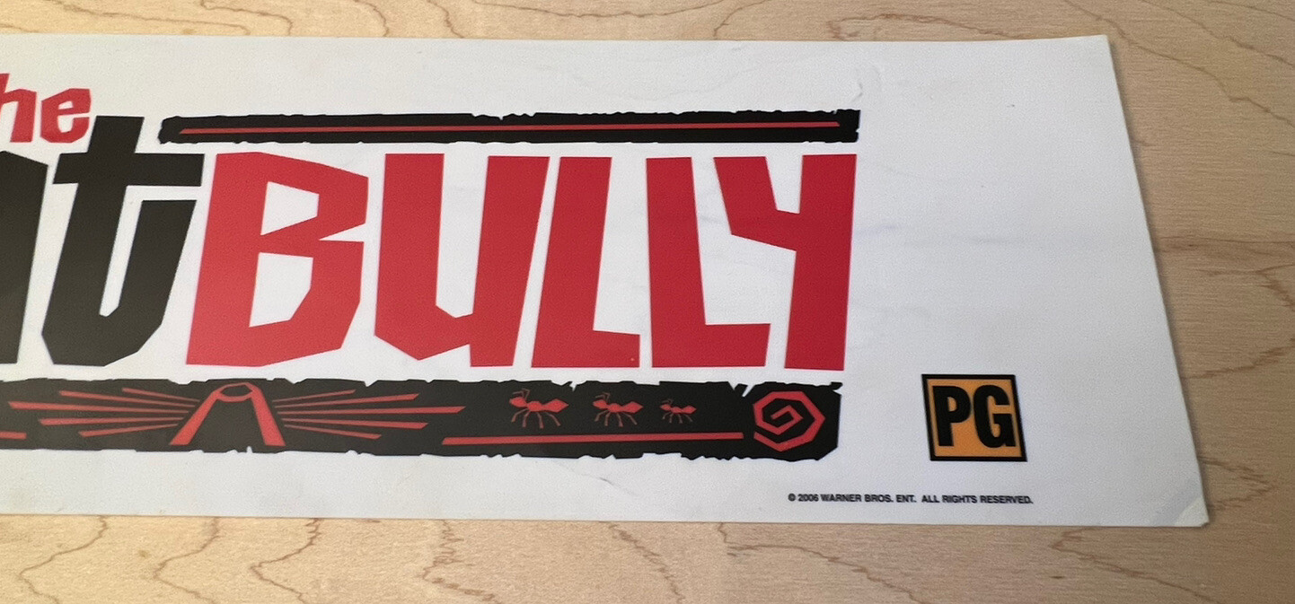 2006 The Ant Bully Movie Theater Mylar Poster 5×25” Paul Giamatti Nicolas Cage
