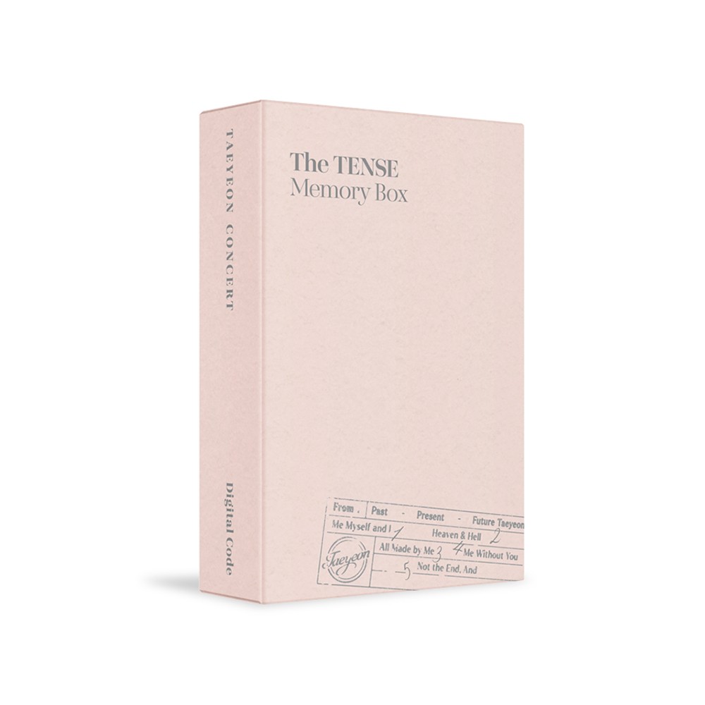 TAEYEON CONCERT The TENSE Memory Box Digital Code KiT+Photocard+Etc+Tracking Num