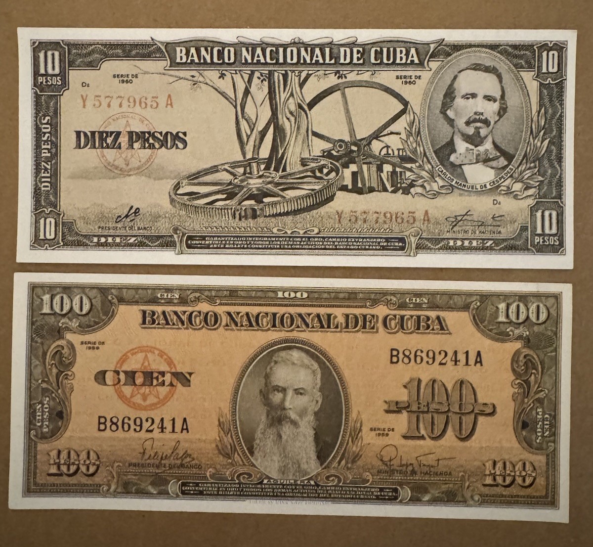(2) GODFATHER 2 PRODUCTION MADE Movie Prop Notes Money ORIGINAL