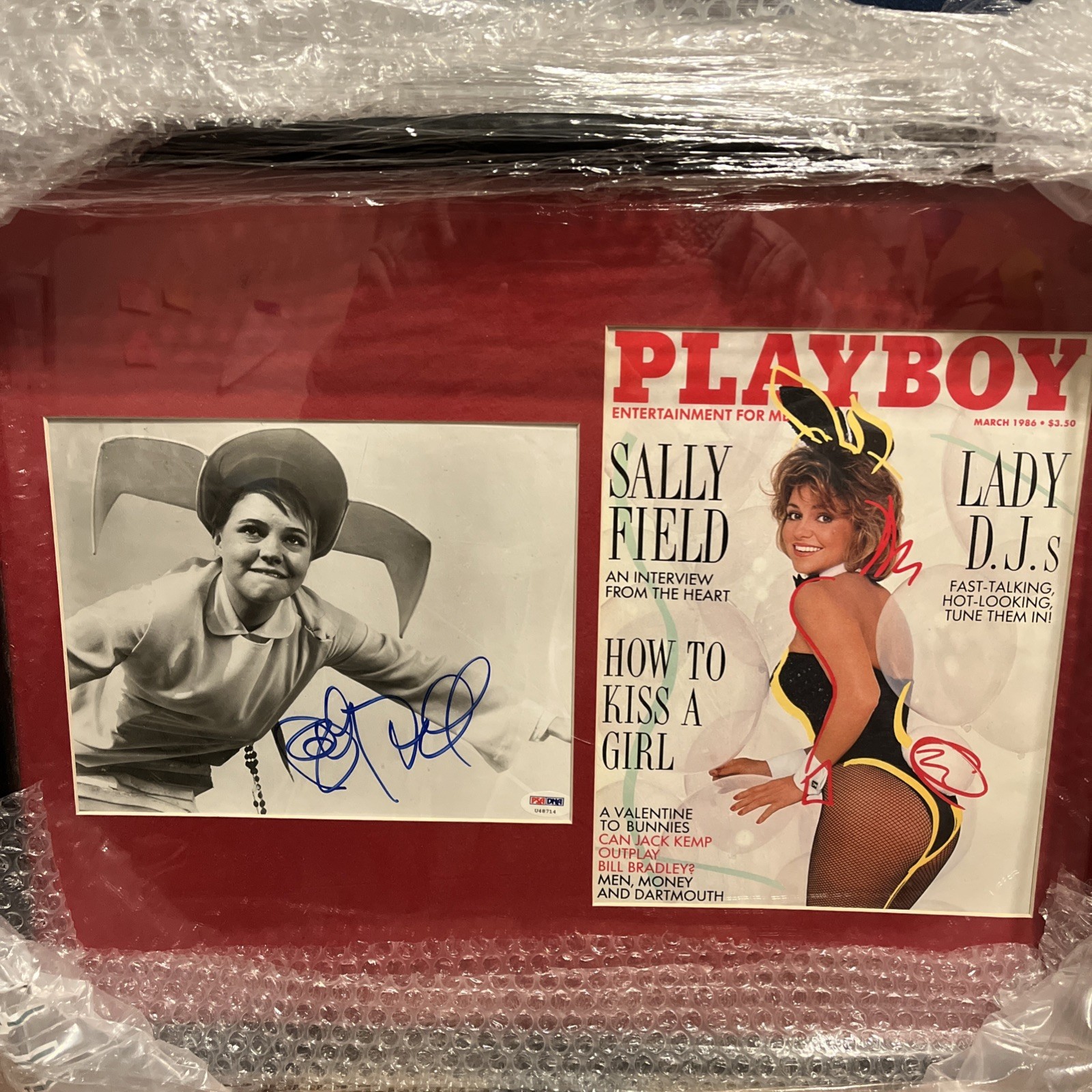 Sally Field autographed TV SHOW The Flying Nun Framed RARE 21×17” COA PSA