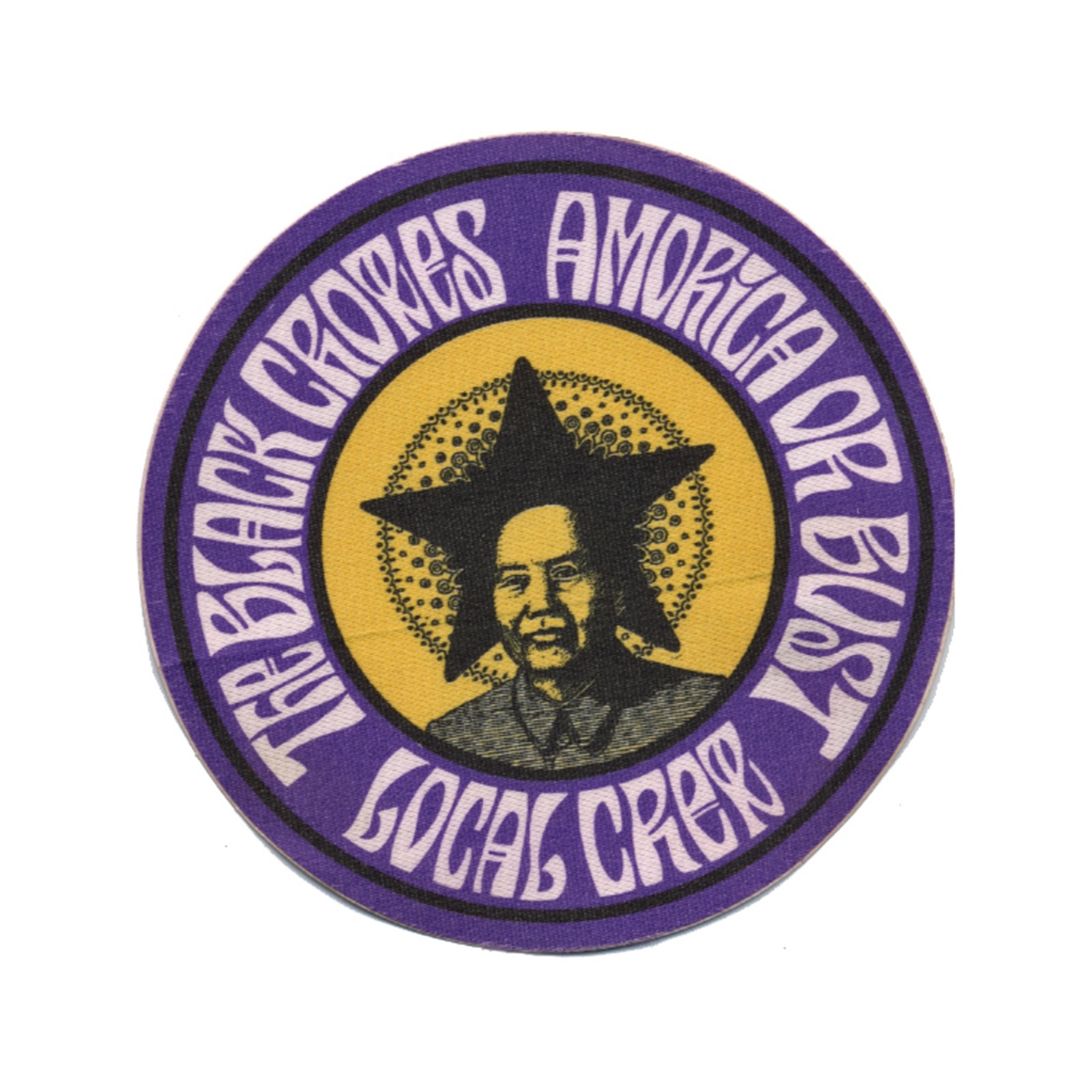 Black Crowes 1995 Amorica or Bust Concert Tour Local Crew Backstage Pass