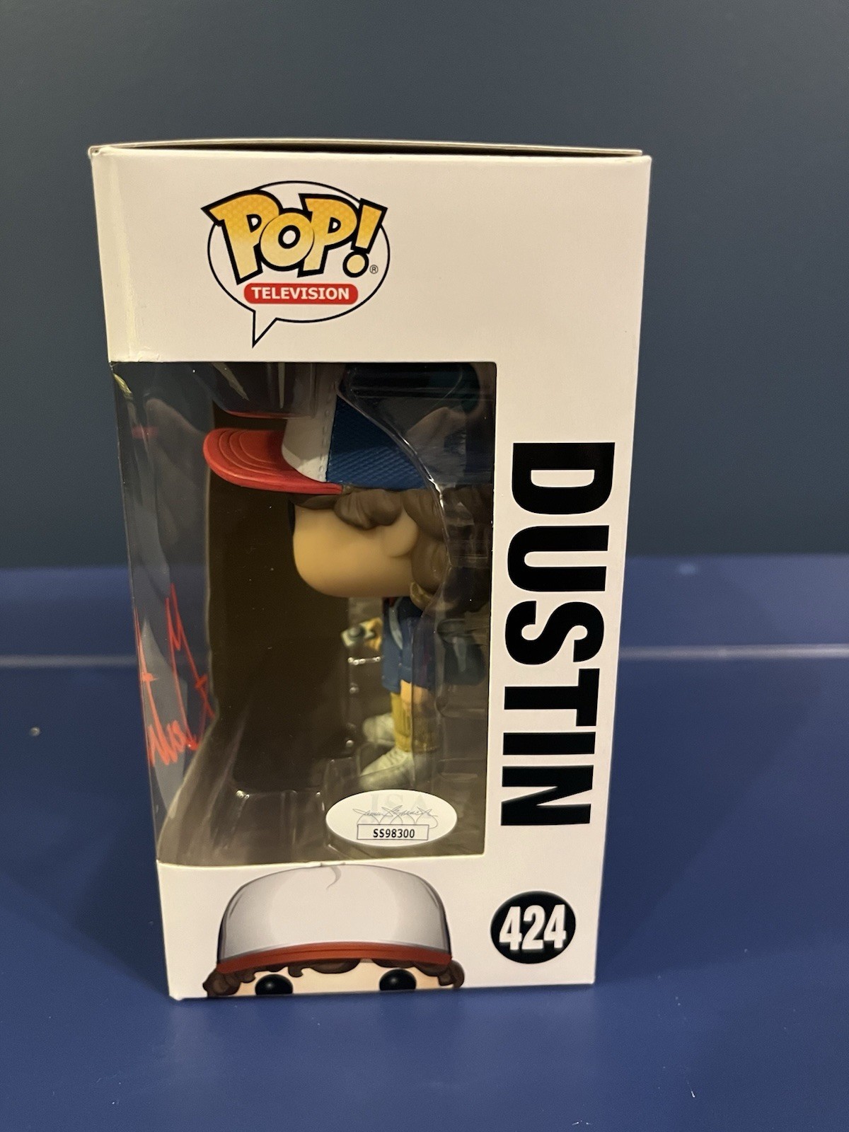 Funko Stranger Things Dustin JSA Authenticated Signed Gaten Matarazzo