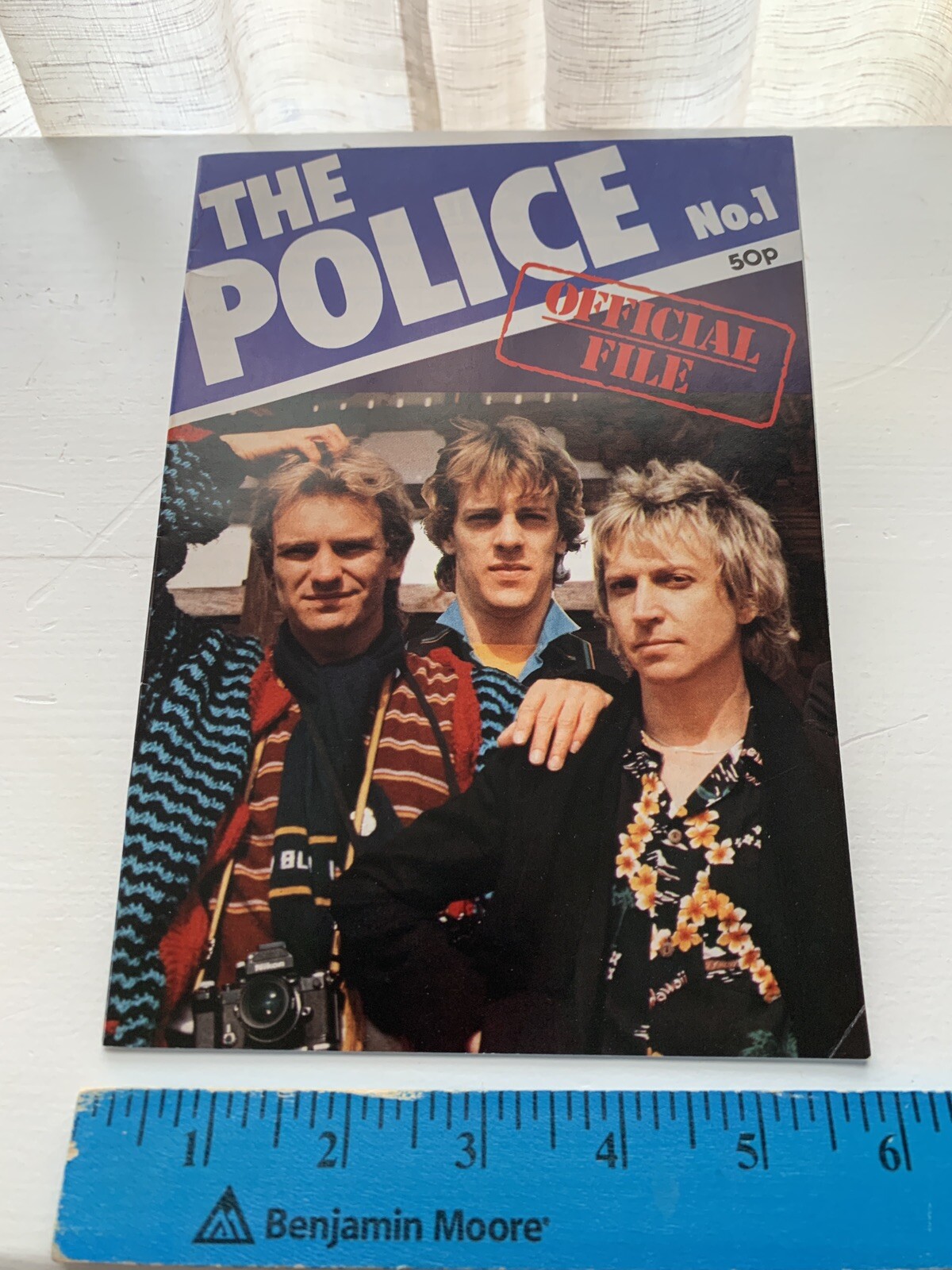 Police Fan Club UK “Official File” Premiere #1 Full Color 31 Pgs – Rare, Unique!