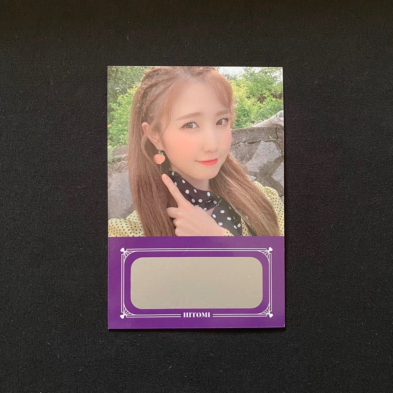 iz*one 3rd mini album oneiric diary 3ver. + Photo card Hitomi complete set IZONE