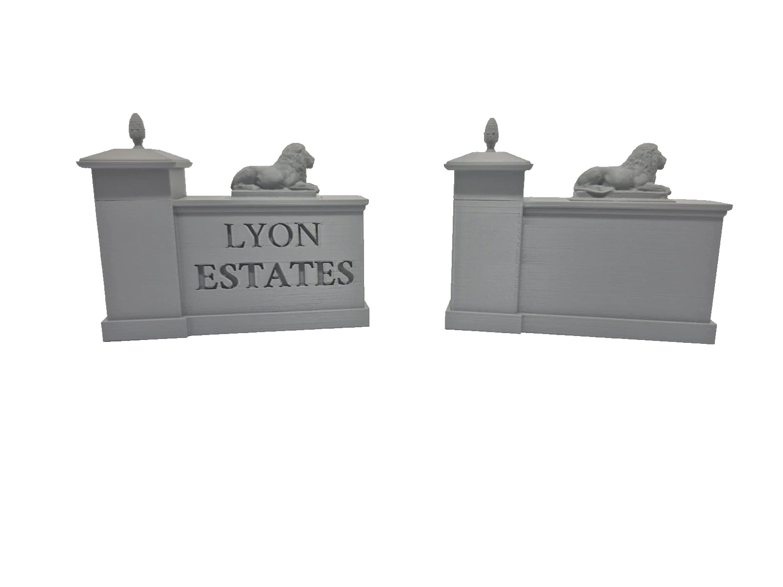 Back to the Future – “Lyon Estates” Monument Set – 3D Printed