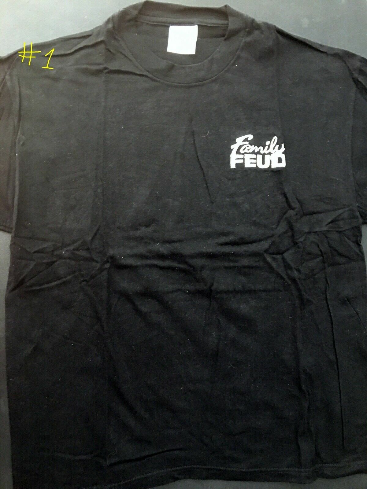 Family Feud original crew swag tee shirt Hanes Beefy T 100% cotton size adult L