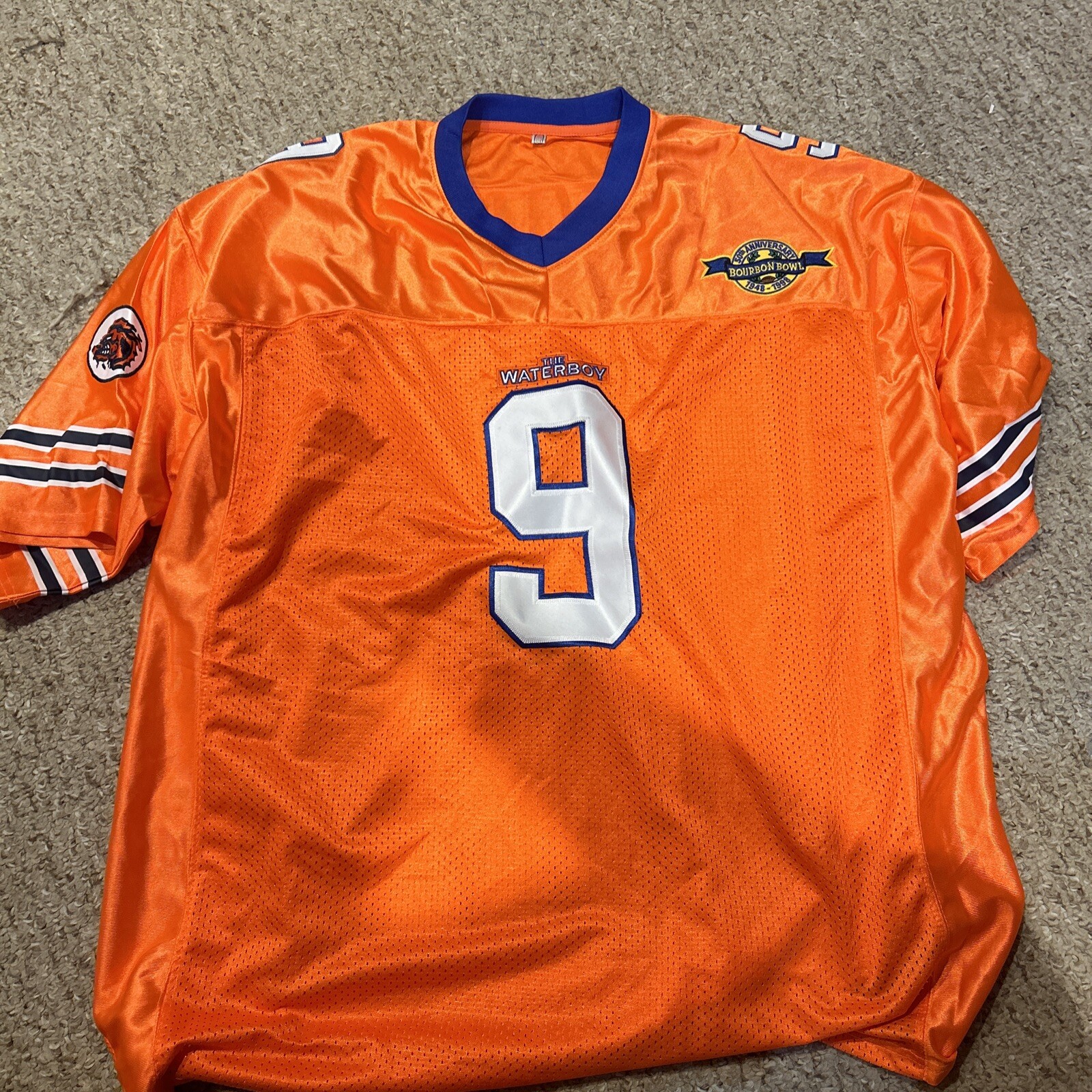 ADAM SANDLER SIGNED AUTOGRAPH JERSEY JSA COA THE WATERBOY BOUCHER #9