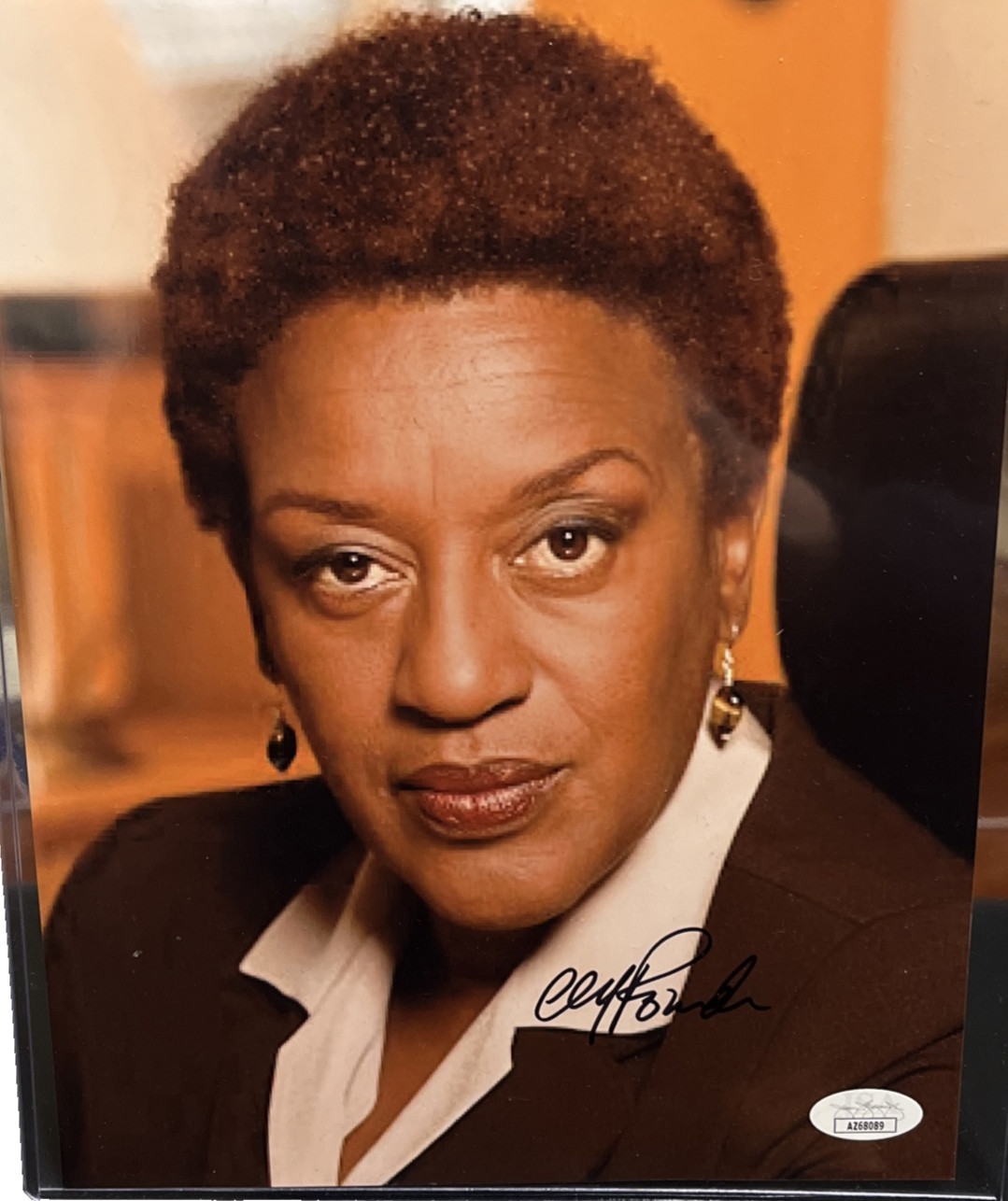 Cch Pounder NCSI, THE SHIELD, X-FILES DC MEDIA autograph 8×10 COA JSA