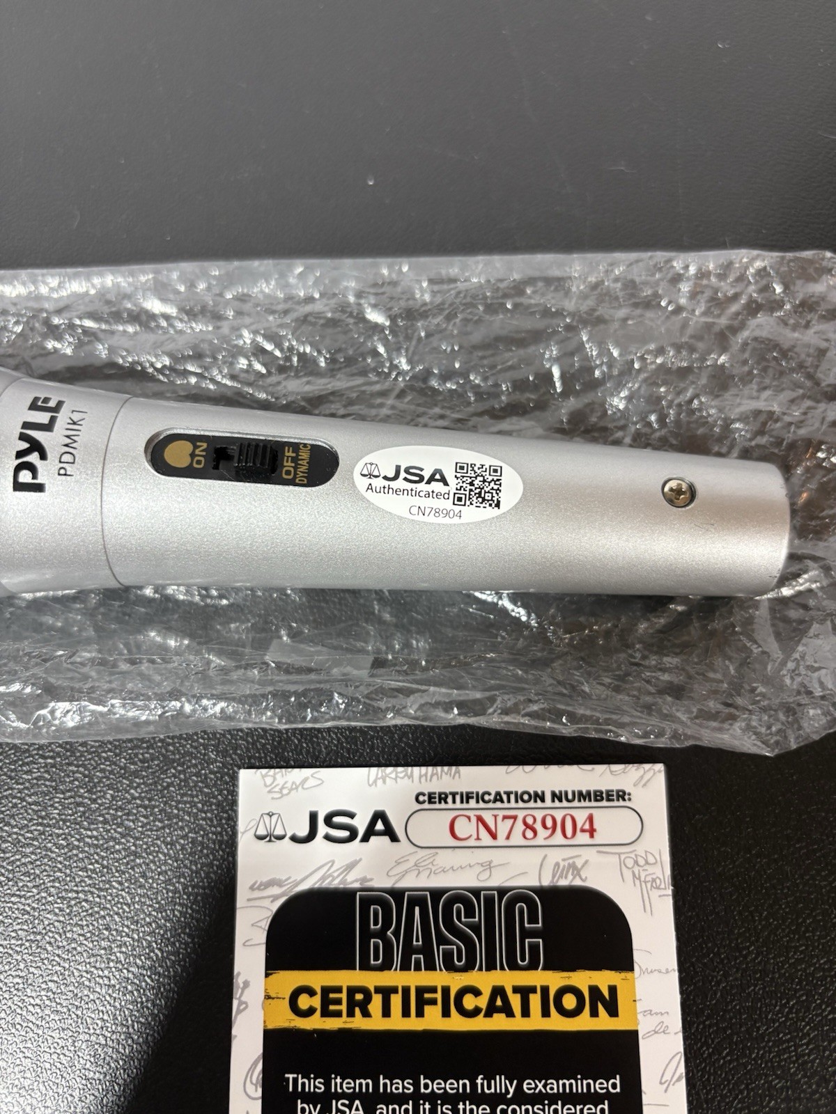 Nettspend Signed Microphone Autographed Rap Music Rare Invest Hot JSA COA