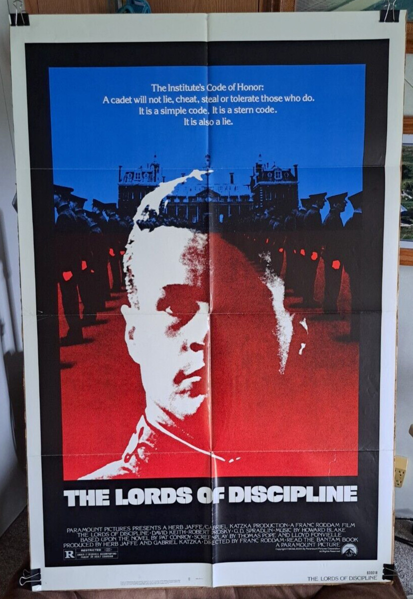 The Lords Of Discipline 1983 OS Movie Poster David Keith And Robert Prosky