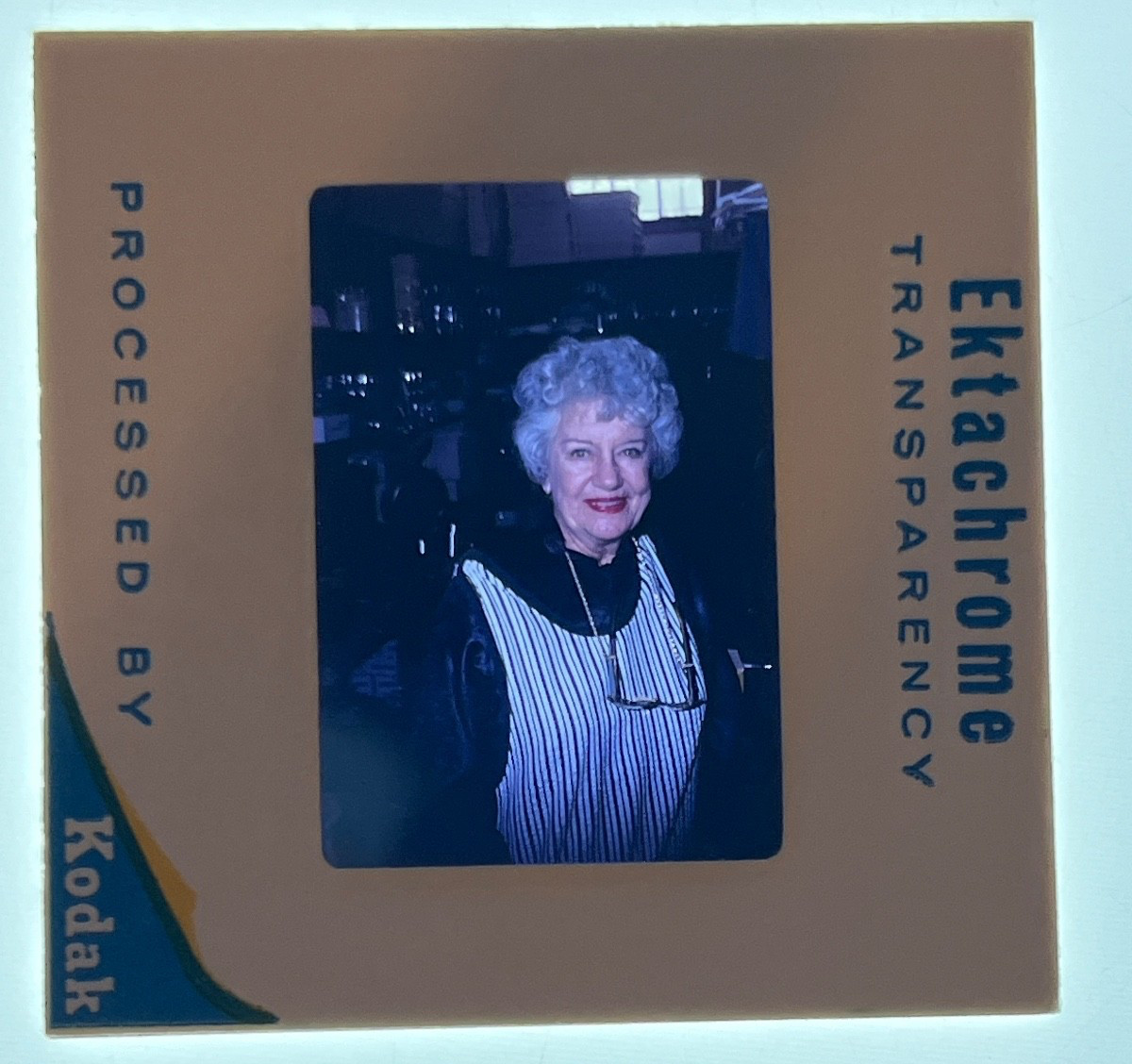 1971 SILENT FILM ACTRESS DANA VIOLA Photo 35mm Slide Transparency #444