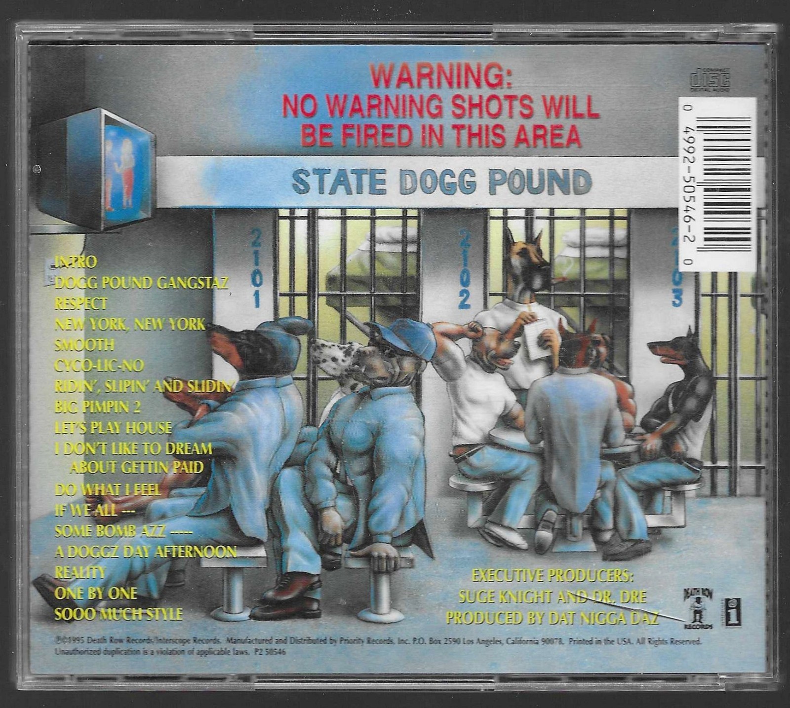 Tha Dogg Pound Dogg Food compact disc CD album 1995 Death Row Records