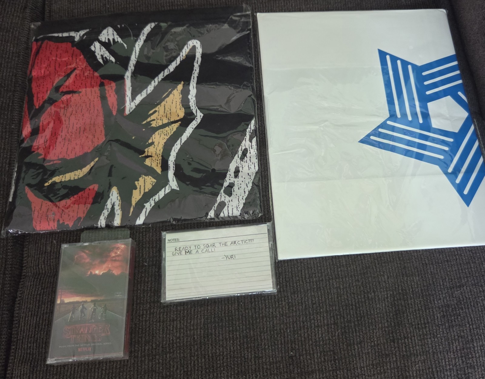 Stranger Things Promotional Items Cassette Poster Tapestry