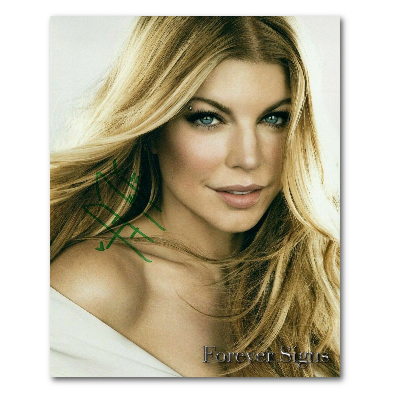 Fergie Black Eyed Peas Signed 8 x 10 Photo Reprint