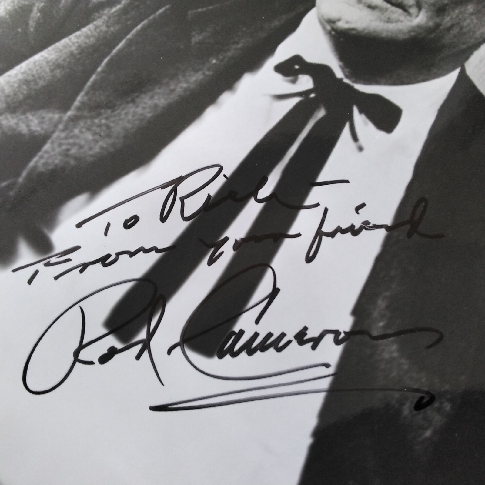 Rod Cameron SIGNED Photo 50s Movie TV Actor Westerns Coronado 9 Detective Story