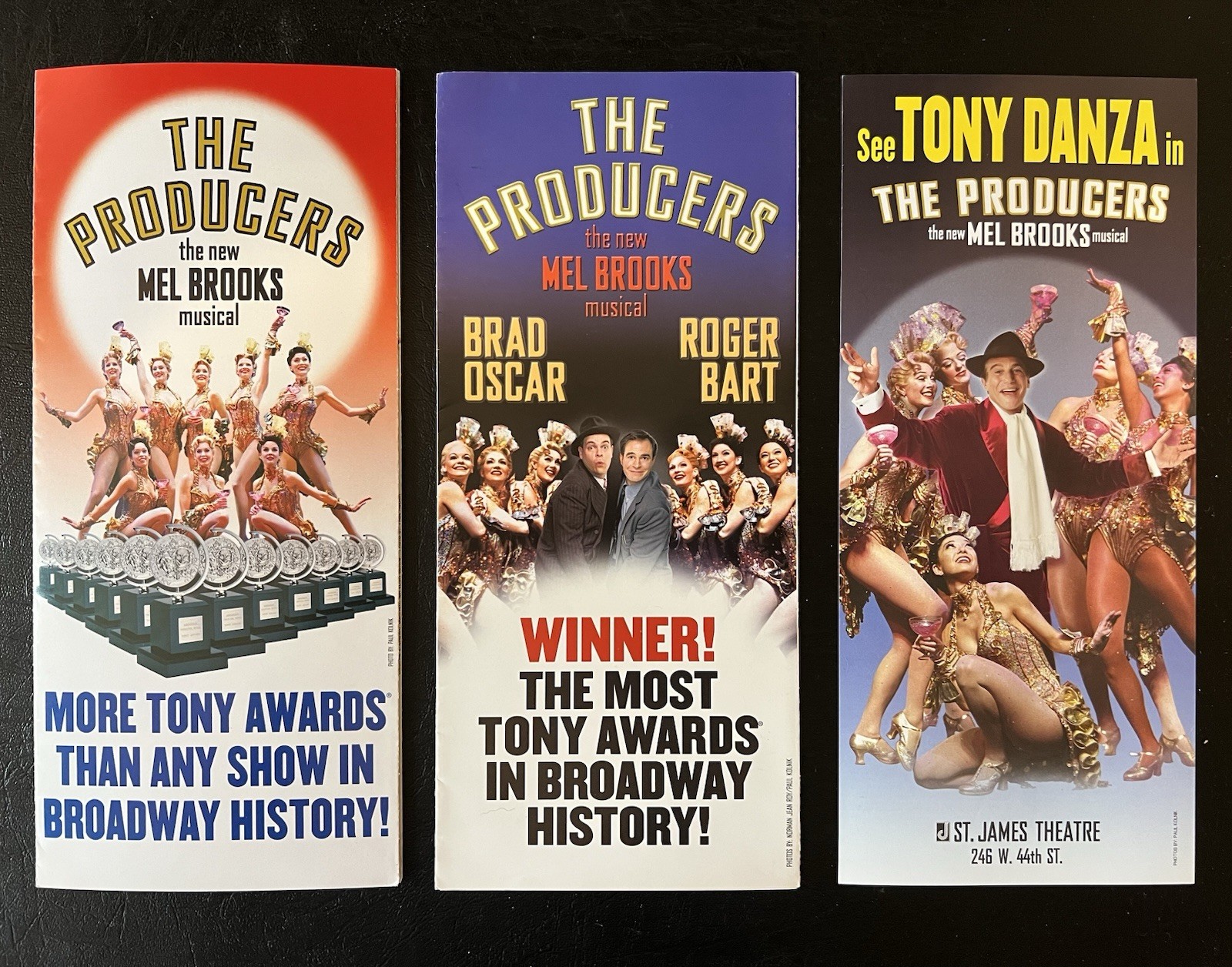The Producers Broadway Bundle Nathan Lane Playbill Props Flyers Program Lot