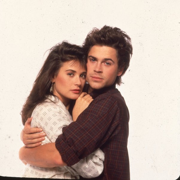 About Last Night Demi Moore Rob Lowe Original 2.25 x 2.25 Transparency