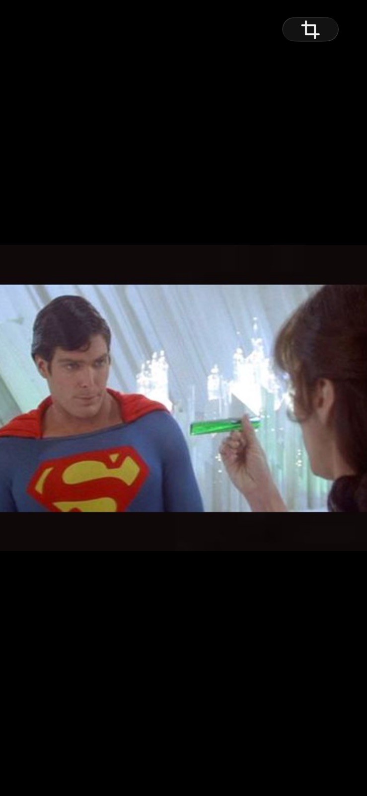 Superman Custom Prop Replica REAL Crystal, Krypton Green Fortress of Solitude