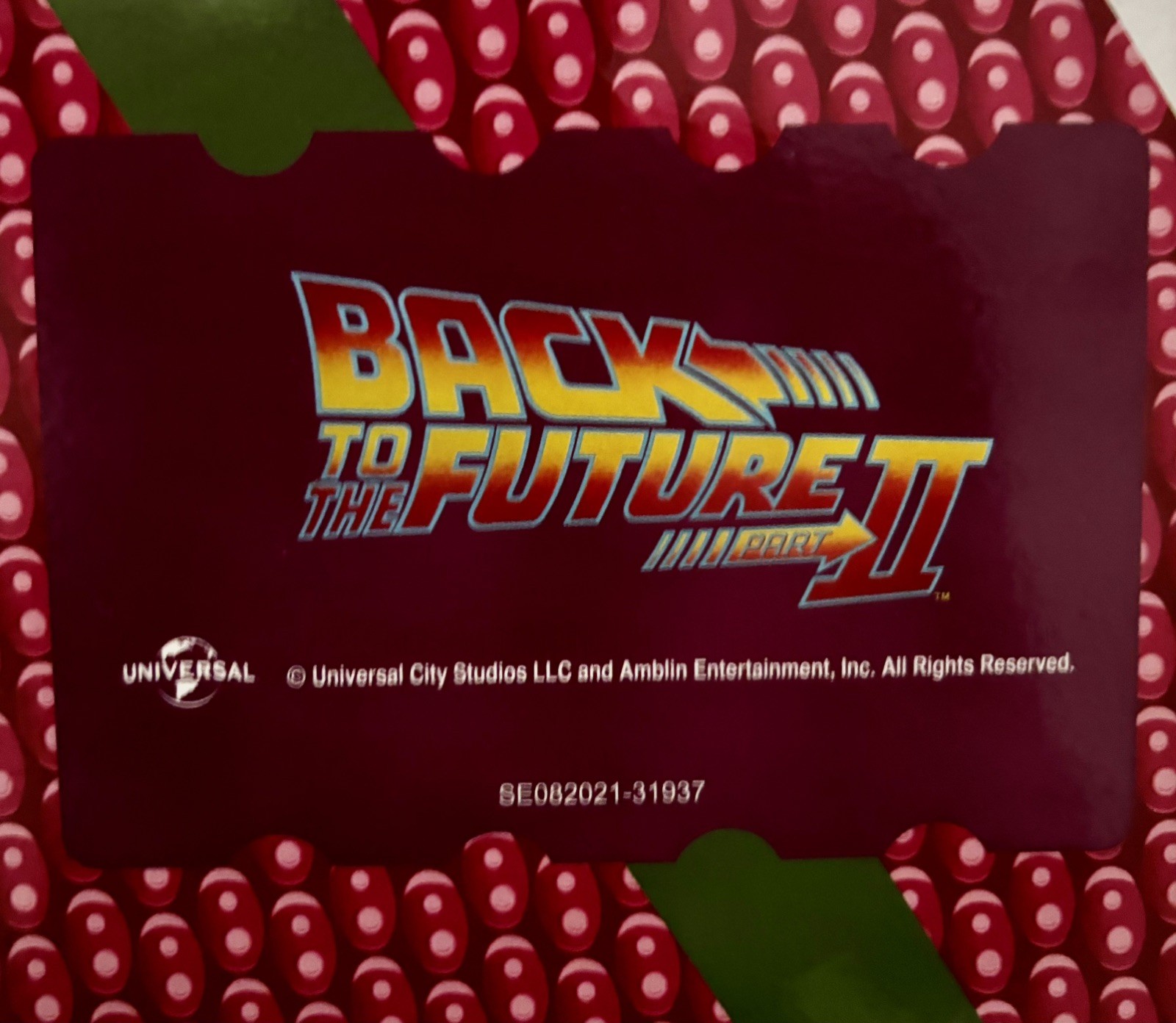 MICHAEL J FOX & CHRISTOPHER LLOYD Back to the Future Hoverboard Beckett