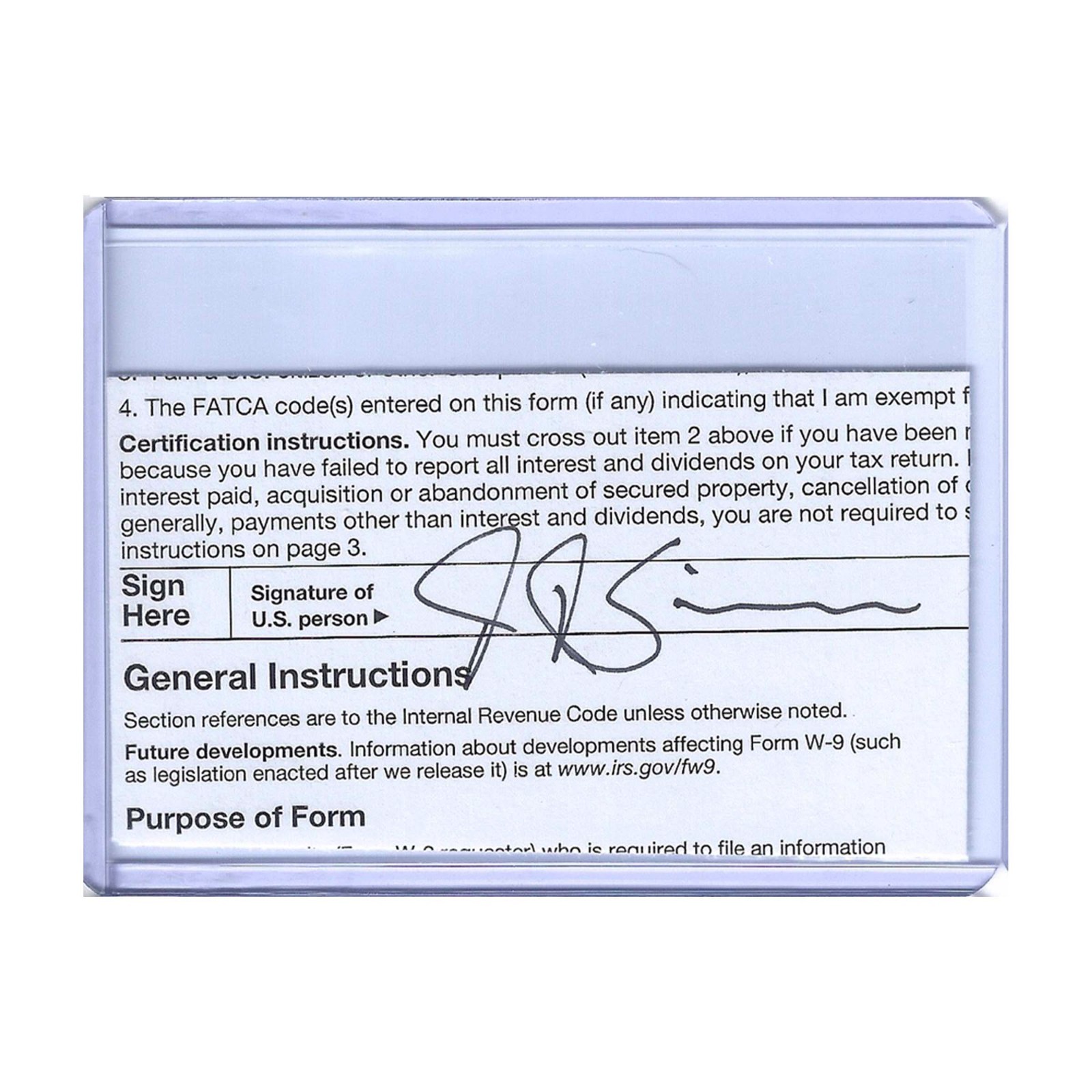 JK Simmons Cut Auto Hand Signed Autograph Actor Spiderman Juno Whiplash Zootopia