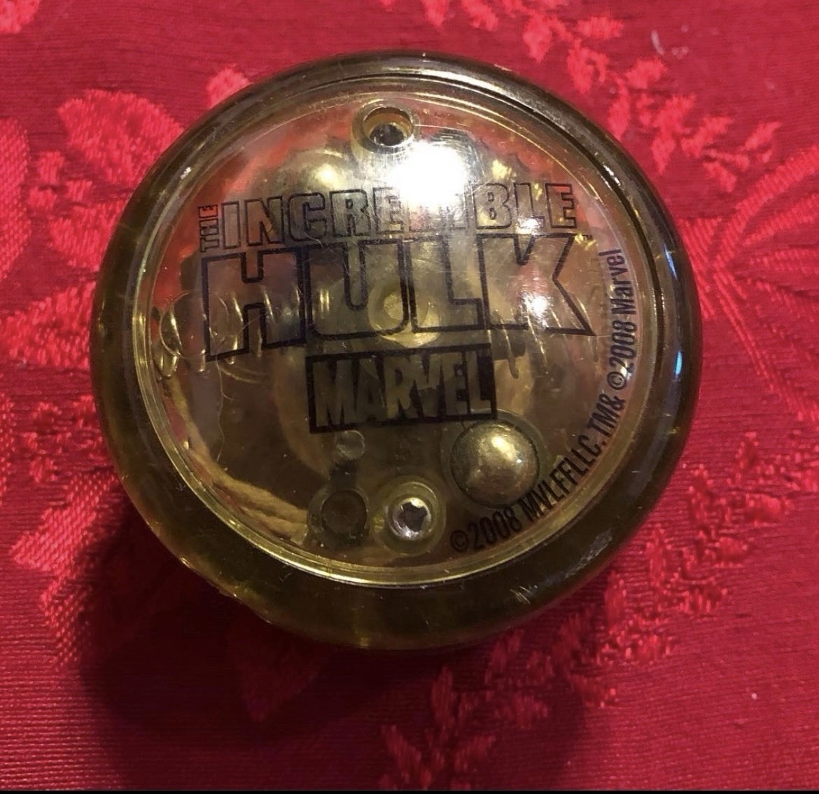 Marvel Studios’ Light-Up Incredible Hulk yo-yo (2008) Collectible