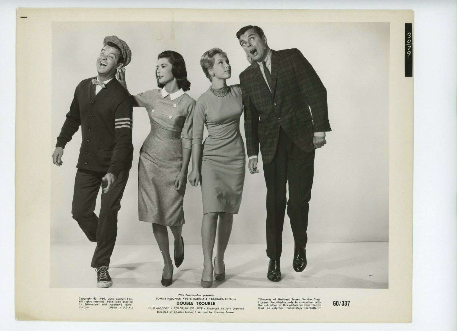 DOUBLE TROUBLE Original Movie Still 8×10 60′ Tommy Noonan Pete Marshal 30192