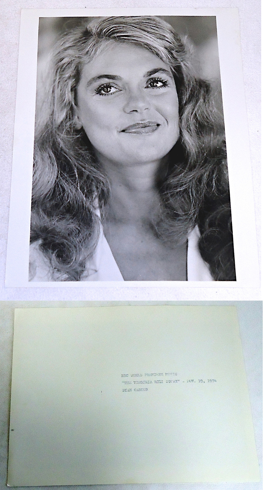 1974 NBC tv movie Press Photo ~ DYAN CANNON Virginia Hill Story