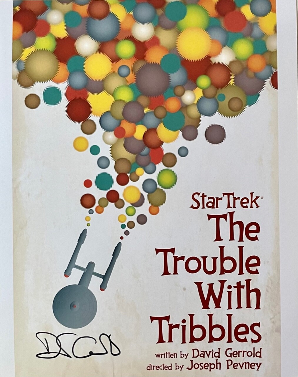 David Gerrold Star Trek “The Trouble With Tribbles” Original Signed 8×10 #2
