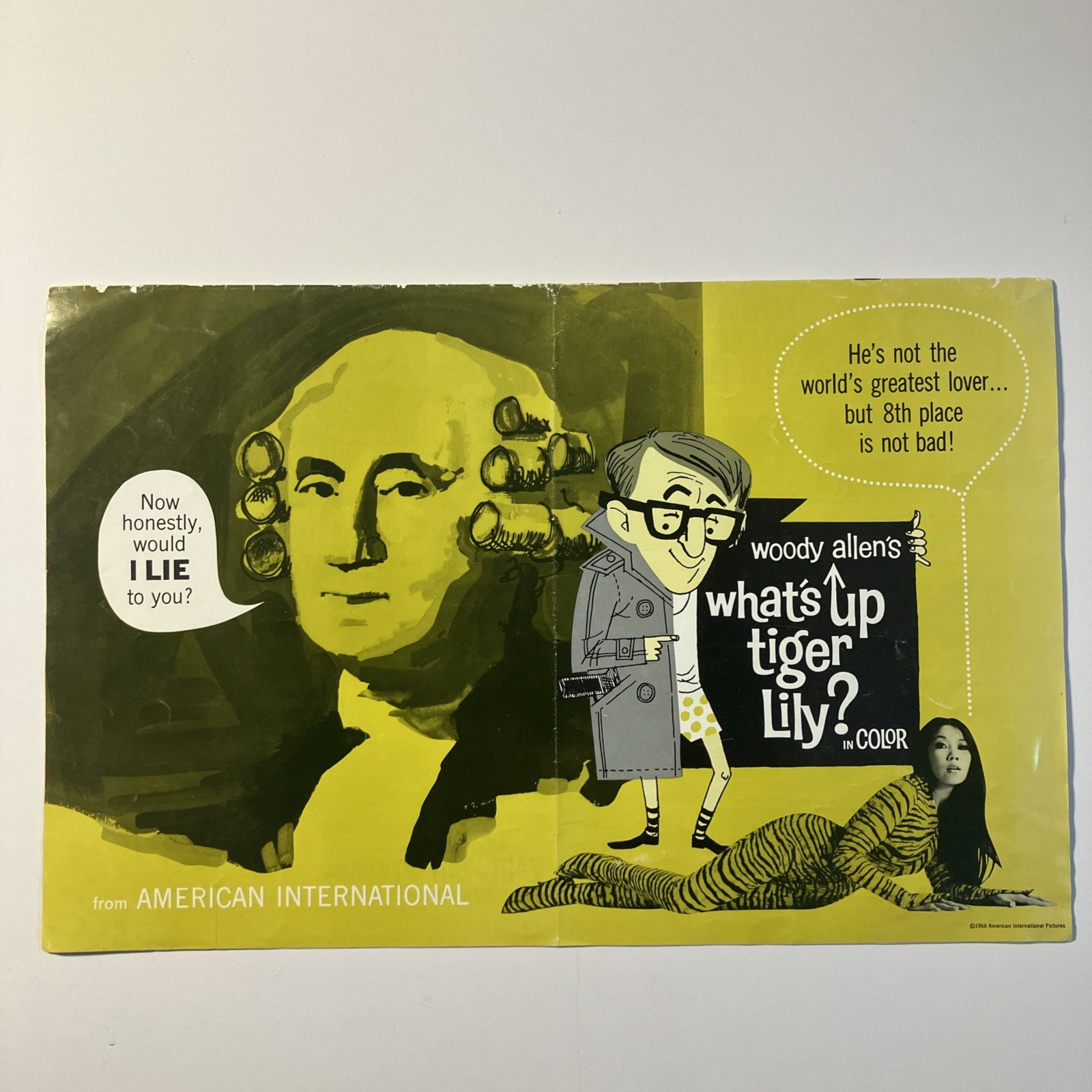 Woody Allen’s What’s Up Tiger Lily Press Book 1966 17″ x 11″ Akiko Wakabashi