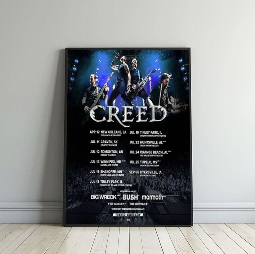 Creed Fall Tour 2026 Poster