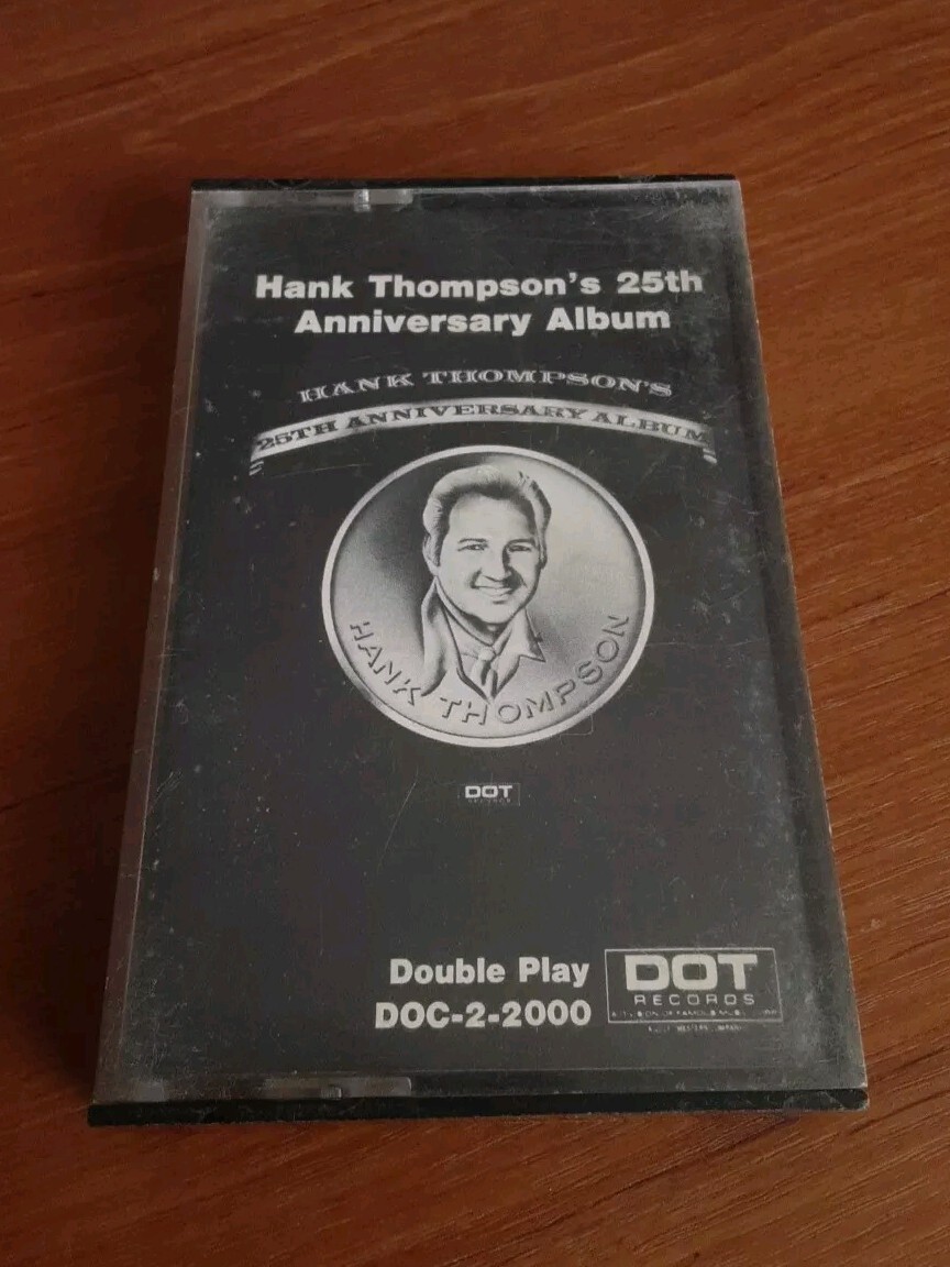 Hank Thompson 25th Anniversary Cassette Tape Exc Cond Tested Ships From USA