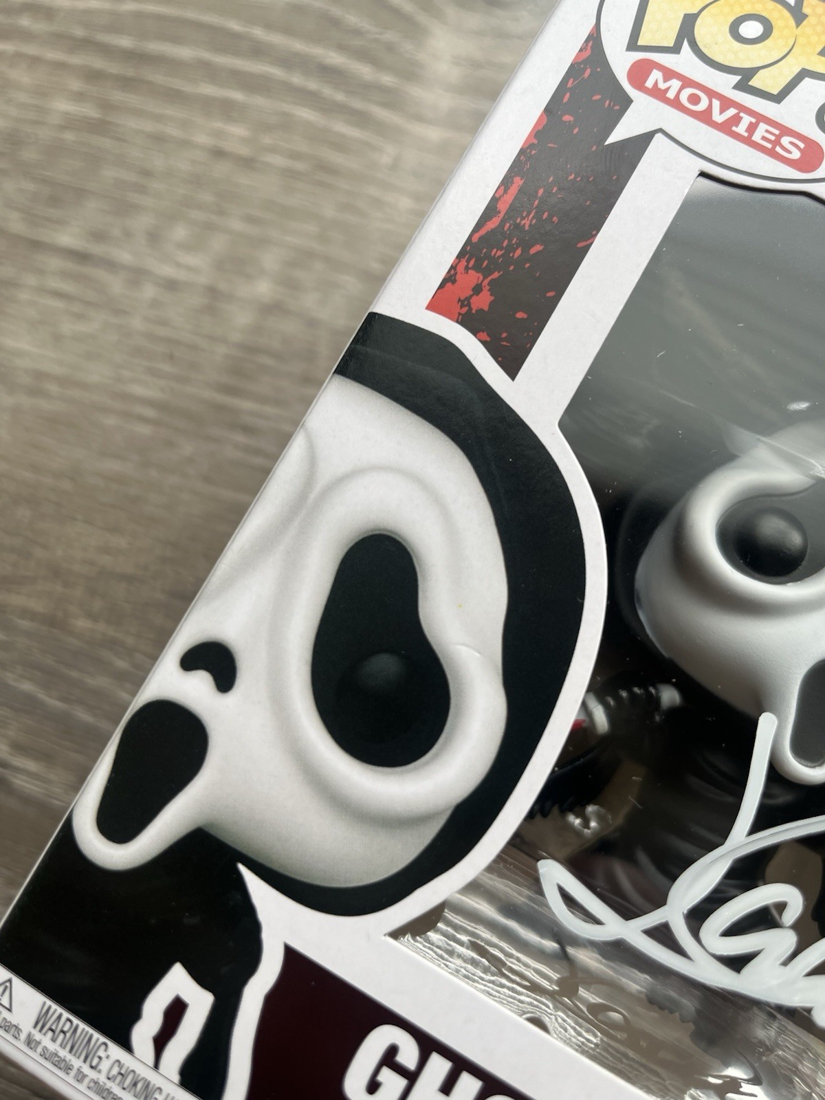 Jack Quaid Signed Ghostface Funko Pop Beckett COA 1607 Scream Richie Kirsch
