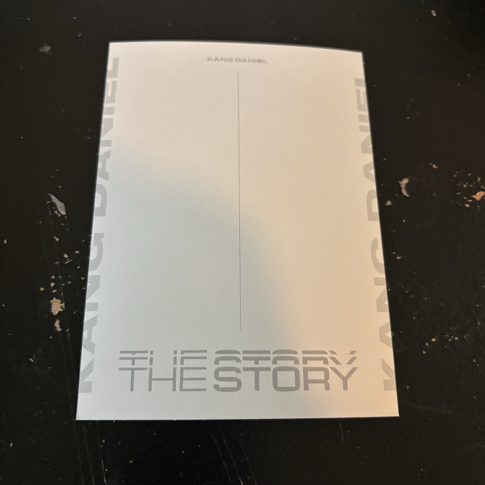 Kang Daniel The Story Official Postcard