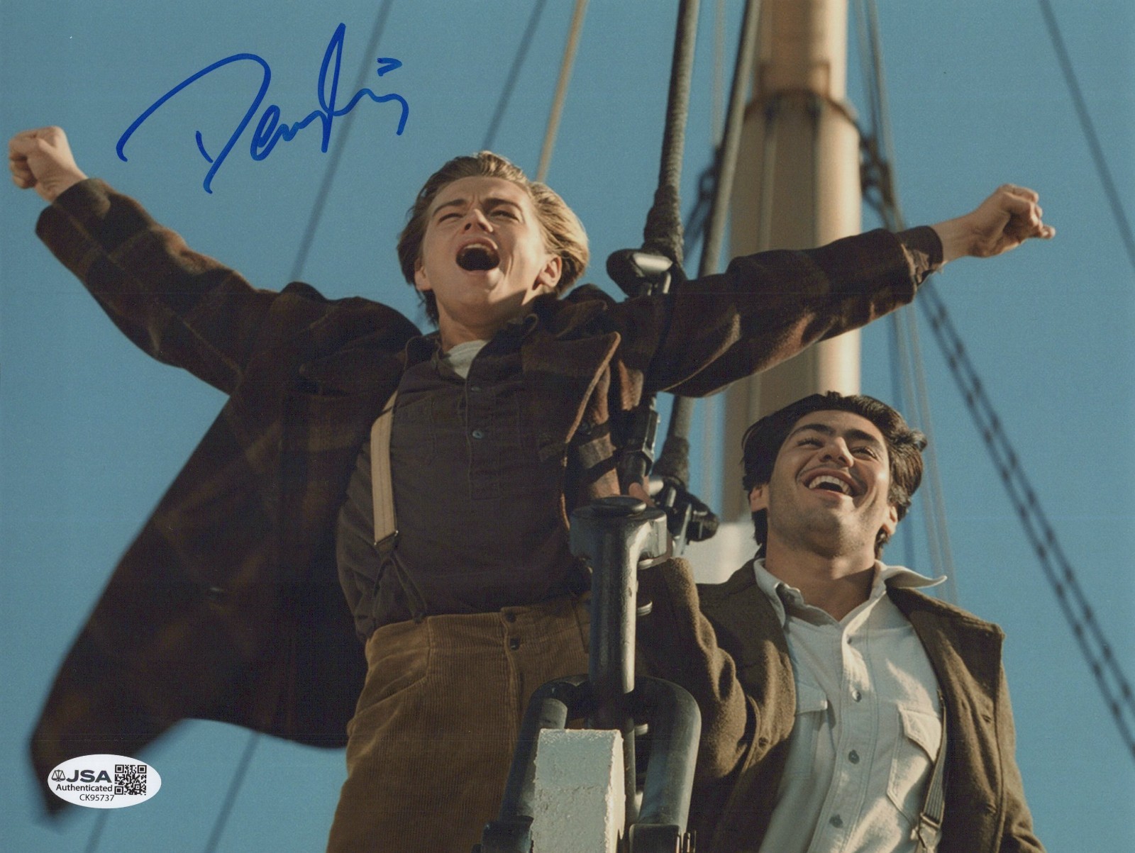 DANNY NUCCI Signed TITANIC 8×10 Photo FABRIZIO DE ROSSI Autograph JSA COA CERT