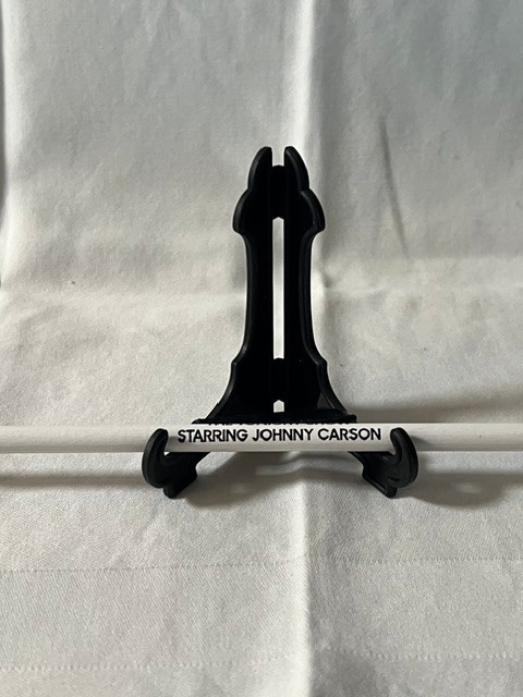 The Tonight Show Starring Johnny Carson VERY RARE Two Eraser Sided Pencil